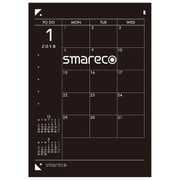 スマレコダイアリー 2018年版 A5ダイアリー 2017年10月始まり ブラック SRD-DA5-18D