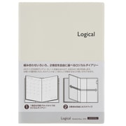 ロジカルダイアリー 2018年版 2冊用カバータイプ A5 2018年1月始まり ホワイト NSC-A502-18W