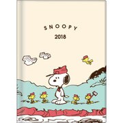 2018 手帳 2017年10月始まり 月間 A6 スヌーピー ビーグルスカウト S2940663