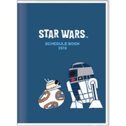 2018 手帳 2017年10月始まり 月間 A6 STAR WARS(スター・ウォーズ) ブルー S2940639