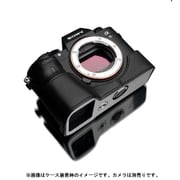 ソニー α9（アルファ9） 本革カメラハーフケース ブラック XS-CHA9BK