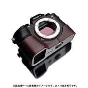 ソニー α9（アルファ9） 本革カメラハーフケース ブラウン XS-CHA9BR
