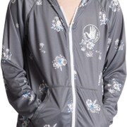 ヤシハイビスカス柄パーカーX311-662 Lサイズ 30