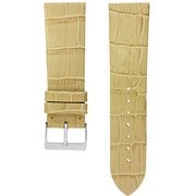 クロコダイル型押マット 13491927 BE 24-22 [時計バンド]