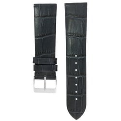 クロコダイル型押マット 13491768 BL 22-20 [時計バンド]