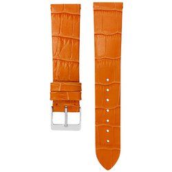 クロコダイル型押マット 13491560 OR 20-18 [時計バンド]