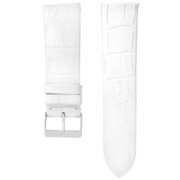 クロコダイル型押マット 13491003 WH 24-22 [時計バンド]