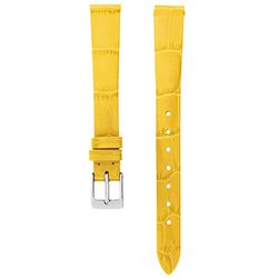 クロコダイル型押マット 13491960 YE 12-10 [時計バンド]