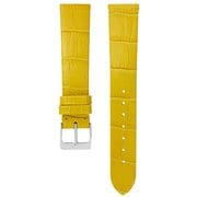 クロコダイル型押マット 13491960 YE 18-16 [時計バンド]