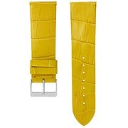 クロコダイル型押マット 13491960 YE 24-22 [時計バンド]