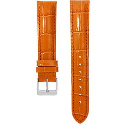 クロコダイル型押シャイニー 13493553 OR 18-16 [時計バンド]