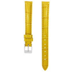 クロコダイル型押シャイニー 13493961 YE 12-10 [時計バンド]