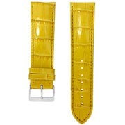 クロコダイル型押シャイニー 13493961 YE 24-22 [時計バンド]