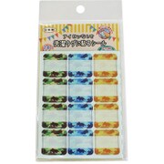 洗濯タグに貼るシール きょうりゅう迷彩