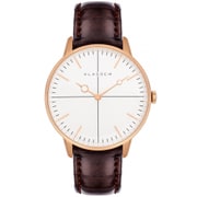 DISCO VOLANTE（ディスコボランテ） Rose Gold Brown Leather 36mm 並行輸入品 DI16RG001W