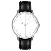 DISCO VOLANTE（ディスコボランテ） Silver Black Leather 36mm 並行輸入品 DI16SR001W