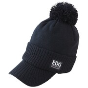 EDC1735LW [ツバ付きニットキャップ レディース 56～59cm BLK（ブラック）]