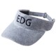 EDV1746LW [ベロアバイザー レディース 56～59cm H-GRY（杢グレー）]