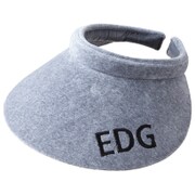 EDV1742LW [ベロアツバ広クリップバイザー レディース 57～59cm H-GRY（杢グレー）]