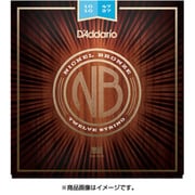 アコースティックギター弦 NB1047-12 NiBr/Li 12st 010-047