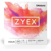 バイオリン弦 ZYEX ザイエックス セット Medium Tension DZ310 1/2M