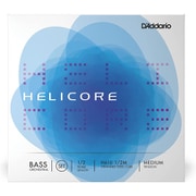 ウッドベース/コントラバス弦 HELICORE ORCHESTRAL ヘリコア オーケストラル セット Medium Tension H610 1/2M