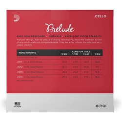 ヨドバシ.com - D'Addario ダダリオ J1010 1/2M [チェロ弦 PRELUDE