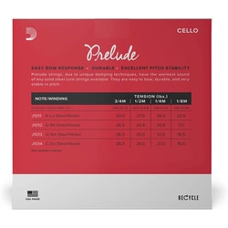 新品未使用　D'Addario Prelude チェロ弦セット Amazon.co.jp: D'Addario ダダリオ バイオリン弦 Prelude セット