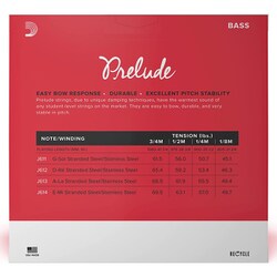 【中古・未使用】ウッドベース（コントラバス）弦 ダダリオ「プレリュード」 Amazon | D'Addario ダダリオ ウッドベース(コントラバス)弦