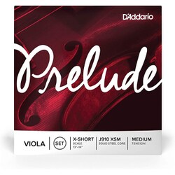 ヴィオラ弦 PRELUDE プレリュード セット X-Short Scale / Medium Tension J910 XSM
