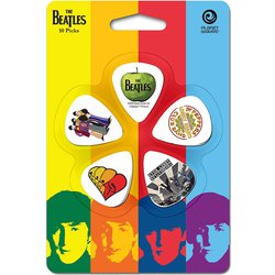 ピック 1CWH6-10B3 BEATLES ALBUMS HEAVY Beatles Guitar Picks Albums 10枚入り
