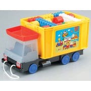 MA-50008 おもちゃ箱 ダンプ凹凸ブロック 51ピース付 [対象年齢 2歳～]