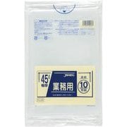 重量物対応ごみ袋 45L 10枚入 透明 PL48