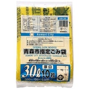 青森市可燃 厚口ごみ袋 30L 中 10枚 AM30