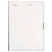 手帳 2017年12月始まり A5サイズ B-D PLUG WHITE COT-45904