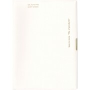 手帳 2017年12月始まり A5サイズ LEFT-D UTOPIA WHITE COT-45957