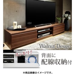 ヨドバシ.com - ナカムラ STELLA（ステラ） 背面収納TV台 180cm ウォールナット M0600076 通販【全品無料配達】