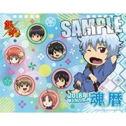 銀魂 2018年 卓上カレンダー 魂暦 (たまごよみ) [縦200×横200×厚さ9mm]