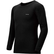 ジオライン M.W. ラウンドネックシャツ Men's 1107282 ブラック Mサイズ [ジオライン M.W. ラウンドネックシャツ メンズ Mサイズ ブラック]