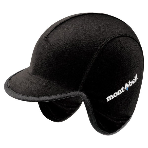 モンベル mont-bellサイクルキャップ ウイズイヤーウォーマー 1130480 ブラック Mサイズ [スポーツ用品 自転車 帽子]