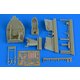 ARS4725 [サーブ J-29 トゥナン コックピットセット(パイロットレプリカ用) 1/48スケール レジン製ディティールアップパーツ]
