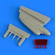 QIC48790 [F-14A/B トムキャット用チンポッド(初期型タイプ) (タミヤ用) 1/48スケール レジン製ディティールアップパーツ]