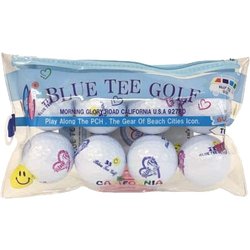 ヨドバシ Com ブルーティーゴルフ Blue Tee Golf ポーチ付き レディースゴルフボール 非公認球 ボールカラー ホワイト ポーチカラー ブルー ゴルフボール 8球入り 通販 全品無料配達