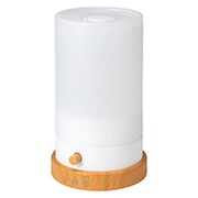 LEDライト調光機能付 加湿器 AKARI(アカリ) 4畳 ナチュラルウッド HFT-1719NW