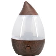 H2O 超音波加湿器 LED付き ブラウン J22W