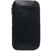 ラウンドファスナー長財布 C0442 P 153 Black IL BISONTE