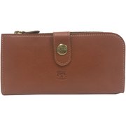 L字ファスナー長財布 C0782/M P 145 Caramel IL BISONTE