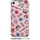 73140 [iPhone 6/iPhone 6S/iPhone 7 用 クリアハードケース Lovetoxic アイコン総柄/ピンク]