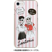 73141 [iPhone 6/iPhone 6S/iPhone 7 用 クリアハードケース Lovetoxic ガールプリント/ピンク]
