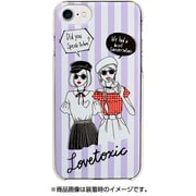 73143 [iPhone 6/iPhone 6S/iPhone 7 用 クリアハードケース Lovetoxic ガールプリント/パープル]